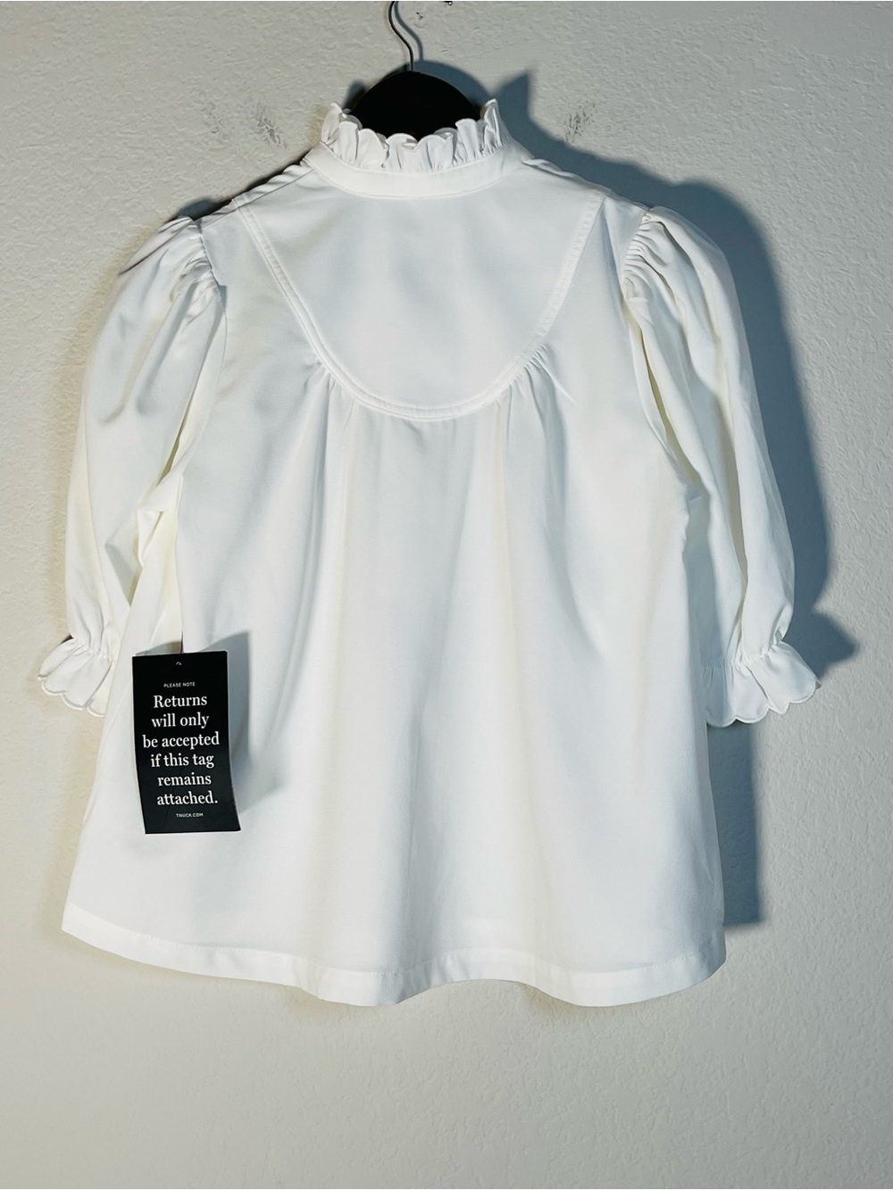 POMANDER PLACE White Selena Blouse Size XS Short Sleeve Top | a Tuckernuck Brand - Picture 13 of 15